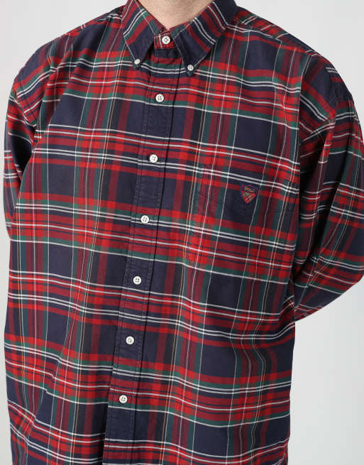 Vintage Polo Ralph Lauren l long sleeve shirt in navy blue, 4 of 4