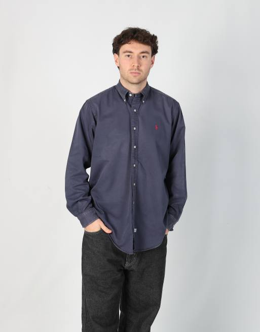 Vintage Polo Ralph Lauren l long sleeve shirt in navy blue