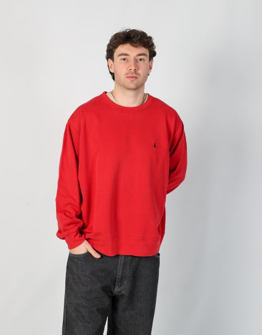 Vintage Polo Ralph Lauren l sweatshirt in burgundy red