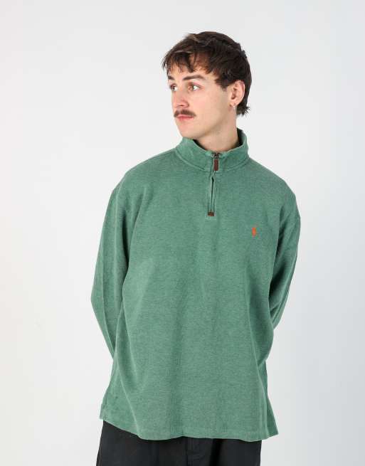 Vintage Polo Ralph Lauren l sweatshirt in dark green