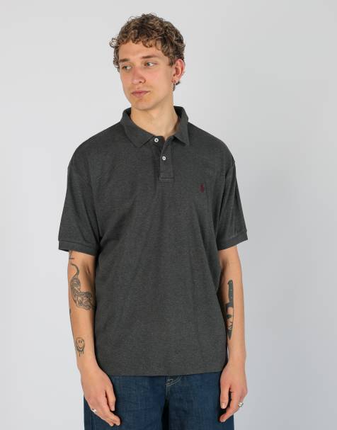 Vintage Polo Ralph Lauren l t-shirt in charcoal grey - view 1