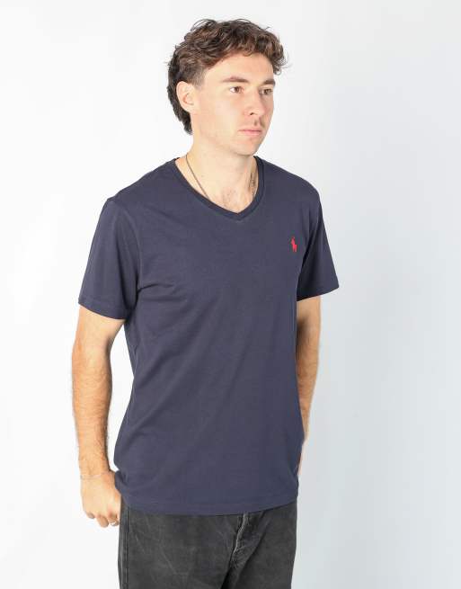 Vintage Polo Ralph Lauren l t-shirt in navy blue