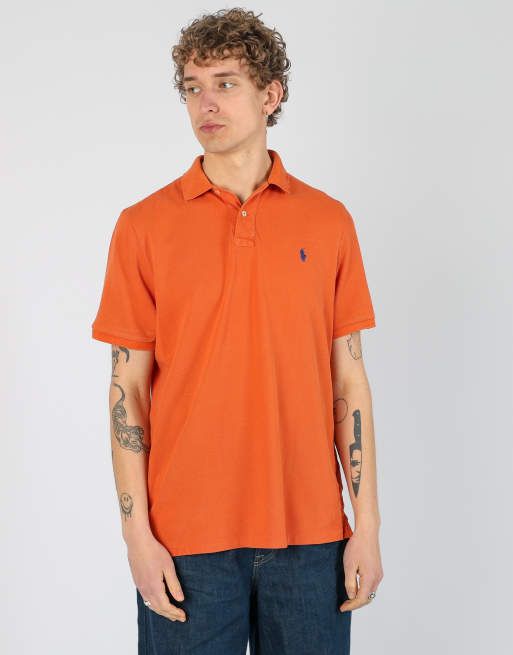 Vintage Polo Ralph Lauren l t-shirt in orange, 1 of 4