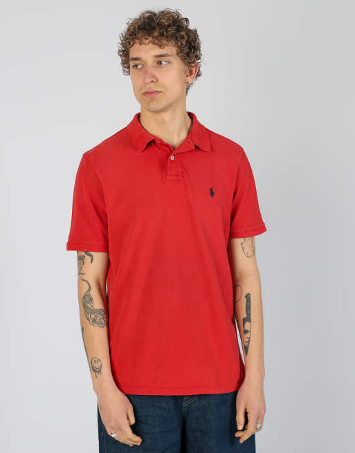 Vintage Polo Ralph Lauren l t-shirt in red