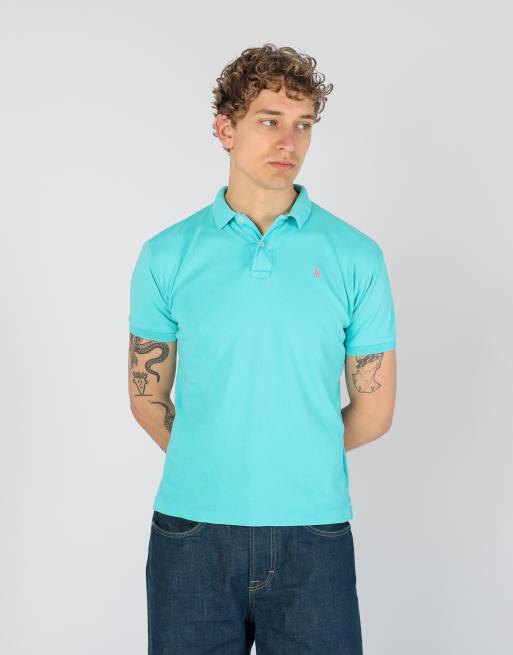 Vintage Polo Ralph Lauren l t-shirt in turquoise, 2 of 4