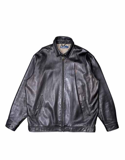 Vintage Polo Ralph Lauren Leather Jacket, 1 of 7