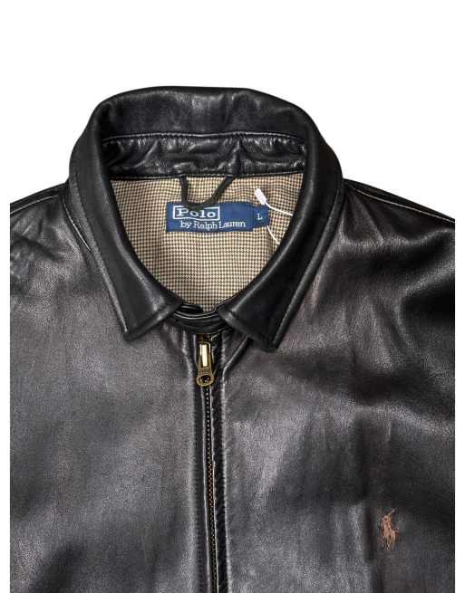 Vintage Polo Ralph Lauren Leather Jacket, 4 of 7