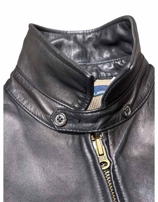 Vintage Polo Ralph Lauren Leather Jacket, 5 of 7
