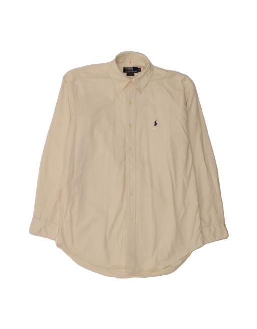 Vintage Polo Ralph Lauren Loose Fit Shirt Medium In Off In White