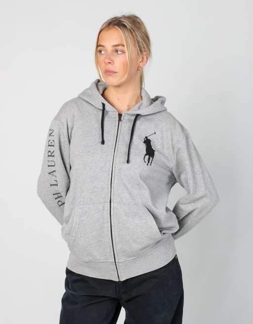 Vintage Polo Ralph Lauren m hoodie in grey