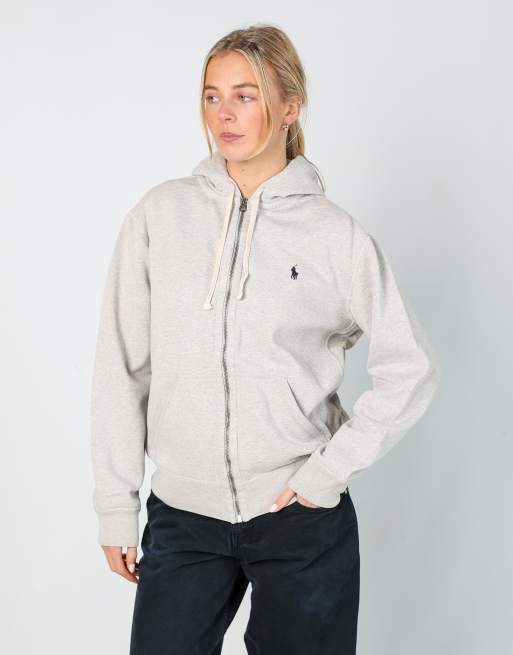 Vintage Polo Ralph Lauren m hoodie in light grey