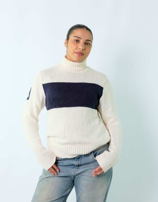 Vintage Polo Ralph Lauren M Knit Sweatshirt Cream