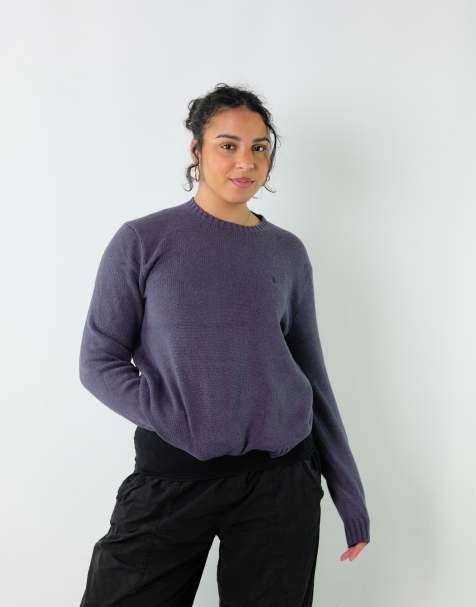 Vintage Polo Ralph Lauren M Knit Sweatshirt Purple - view 1