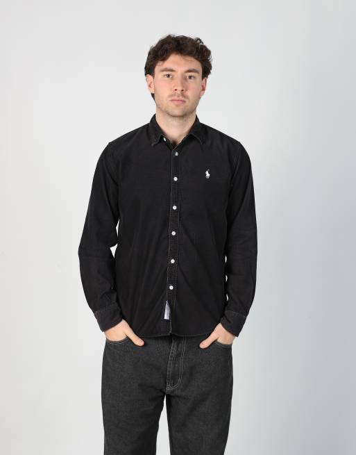 Vintage Polo Ralph Lauren m long sleeve shirt in black