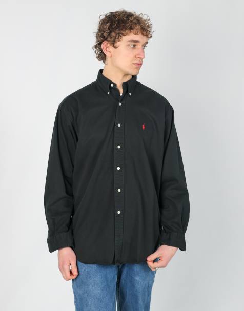 Vintage Polo Ralph Lauren m long sleeve shirt in black - view 1