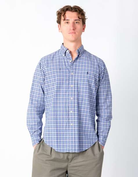 Vintage Polo Ralph Lauren M Long Sleeve Shirt Light Blue - view 1
