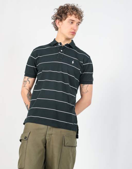 Vintage Polo Ralph Lauren m polo shirt in black, 4 of 4