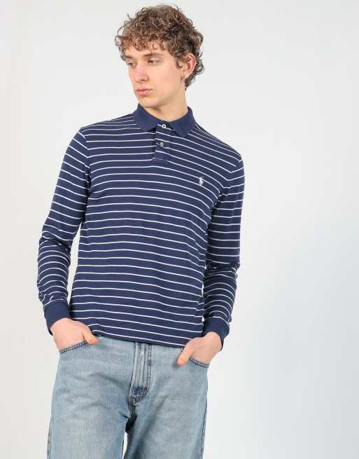 Vintage Polo Ralph Lauren m polo shirt in navy blue, 4 of 4