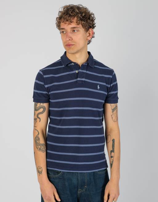 Vintage Polo Ralph Lauren m polo shirt in navy blue