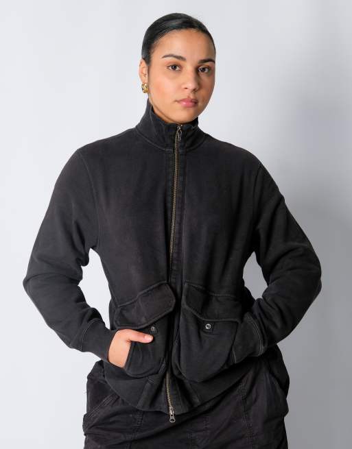 Northumberland RFU Men's Black Quest 1/4 Zip Fleece