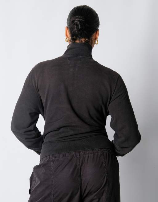 Northumberland RFU Men's Black Quest 1/4 Zip Fleece