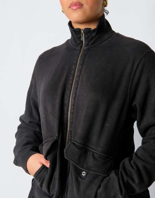 Northumberland RFU Men's Black Quest 1/4 Zip Fleece