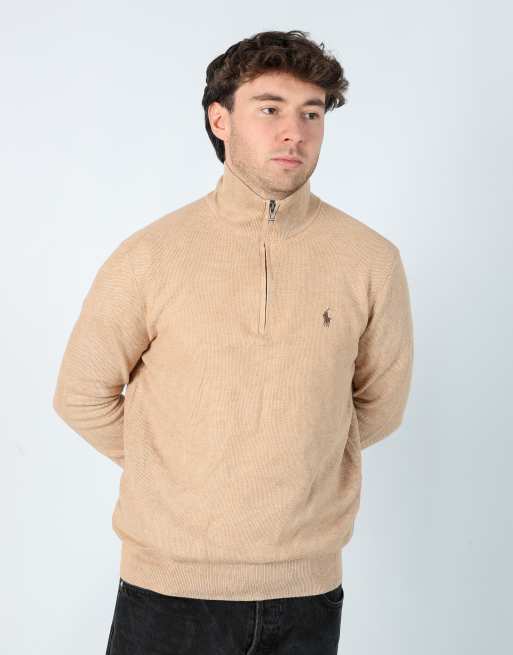 Vintage Polo Ralph Lauren m sweatshirt in beige