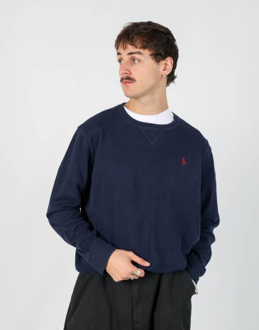 Vintage Polo Ralph Lauren m sweatshirt in navy blue