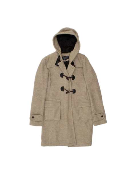 Vintage Polo Ralph Lauren Oversized Hooded Duffle Coat UK 16 Large In Grey - view 1