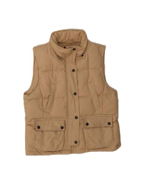 Vintage Polo Ralph Lauren Padded Gilet UK 14 Large In Beige - view 1