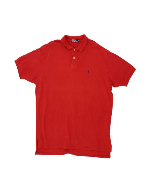 Vintage Polo Ralph Lauren Polo Shirt 2XL In Red