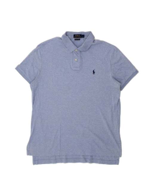 Vintage Polo Ralph Lauren Polo Shirt Large In Blue
