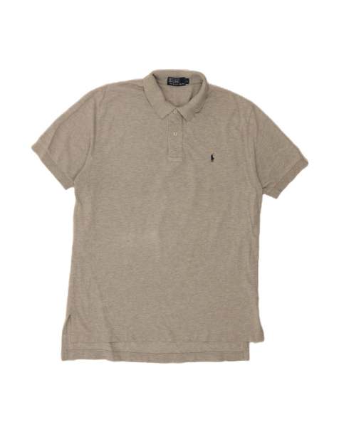 Vintage Polo Ralph Lauren Polo Shirt Large In Grey - view 1