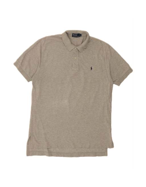 Vintage Polo Ralph Lauren Polo Shirt Large In Grey