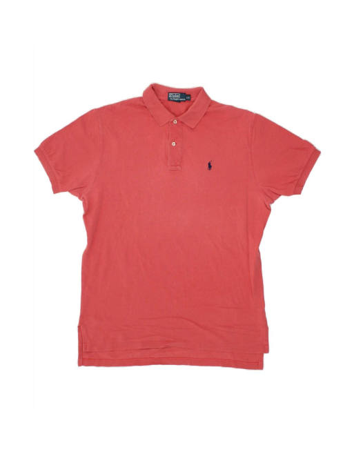 Vintage Polo Ralph Lauren Polo Shirt Large In Pink
