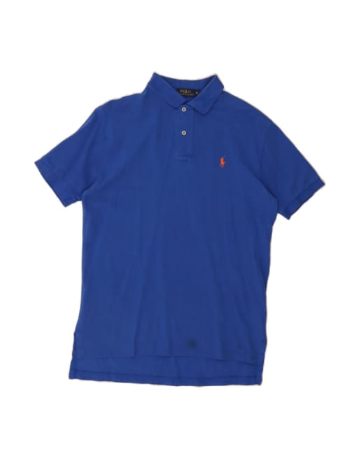 Vintage Polo Ralph Lauren Polo Shirt Medium In Blue
