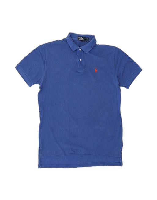 Vintage Polo Ralph Lauren Polo Shirt Medium In Blue