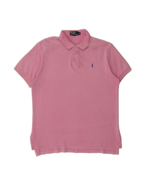 Vintage Polo Ralph Lauren Polo Shirt Medium In Pink - view 1