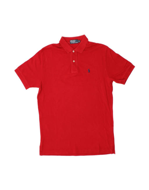Vintage Polo Ralph Lauren Polo Shirt Medium In Red