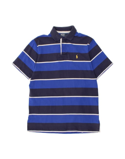 Vintage Polo Ralph Lauren Polo Shirt Small In Blue Striped