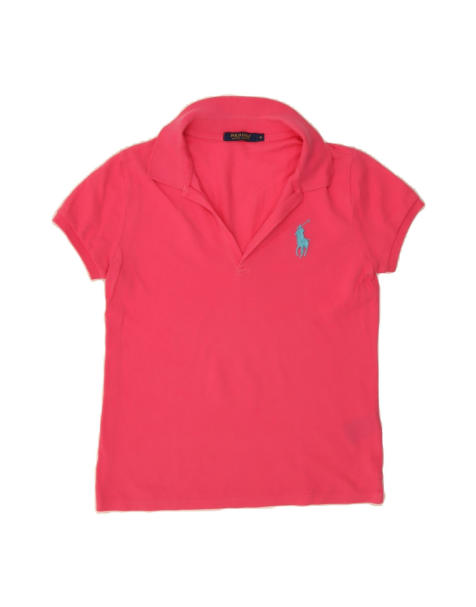 Vintage Polo Ralph Lauren Polo Shirt UK 12 Medium In Pink - view 1