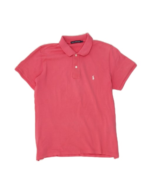 Vintage Polo Ralph Lauren Polo Shirt UK 14 Large In Pink