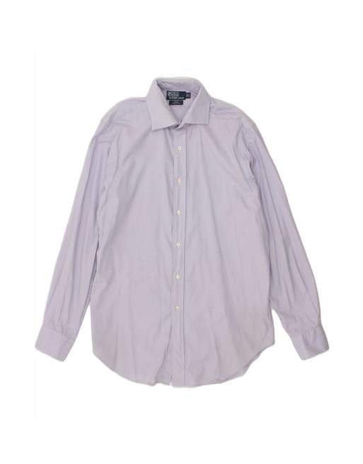Vintage Polo Ralph Lauren Regent Classic Fit Shirt Size 16 1/2 Large In Purple