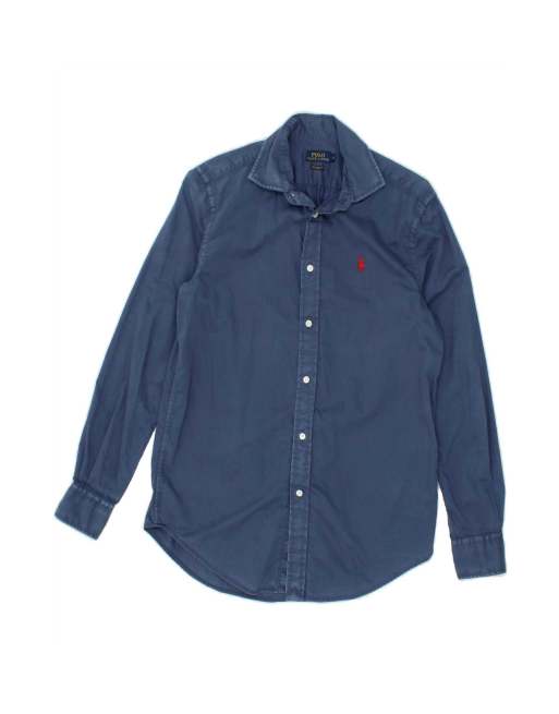 Vintage Polo Ralph Lauren Relaxed Fit Shirt Us 4 Small In Blue