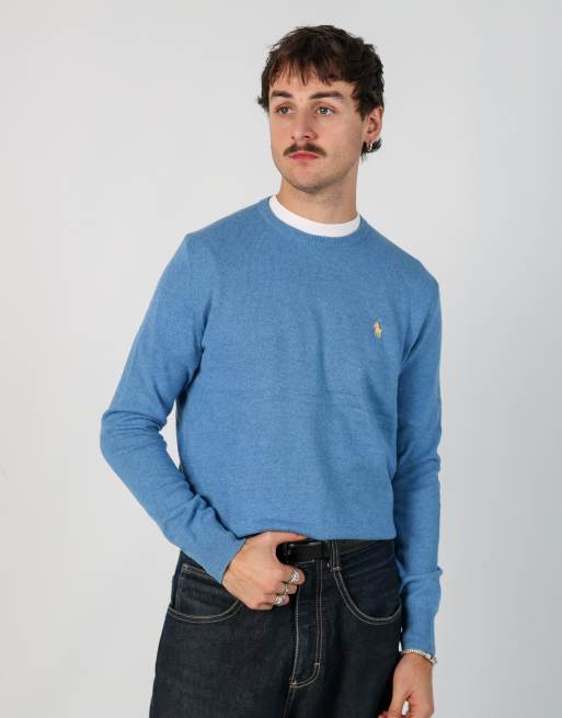 Vintage Polo Ralph Lauren s knit sweatshirt in blue