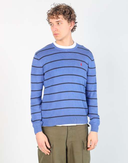 Vintage Polo Ralph Lauren s knit sweatshirt in blue