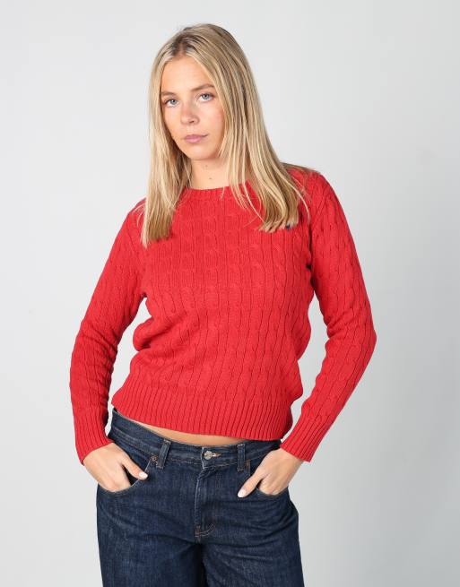 Vintage Polo Ralph Lauren s knit sweatshirt in red