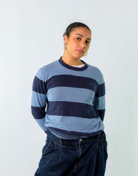 Vintage Polo Ralph Lauren S Knit Sweatshirt Jacket Blue - view 1