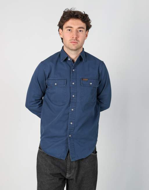 Vintage Polo Ralph Lauren s long sleeve shirt in navy blue