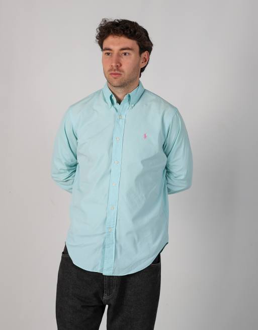 Vintage Polo Ralph Lauren s long sleeve shirt in turquoise